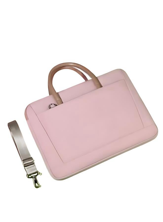 Women's Solid Color 15-Inch Laptop Bag with Suitcase Trolley Strap, Ladies Nylon Business Bag Office Bag President Bag Briefcase, Large-capacity Computer Bag Notebook Bag for Girls/Students - Image 1