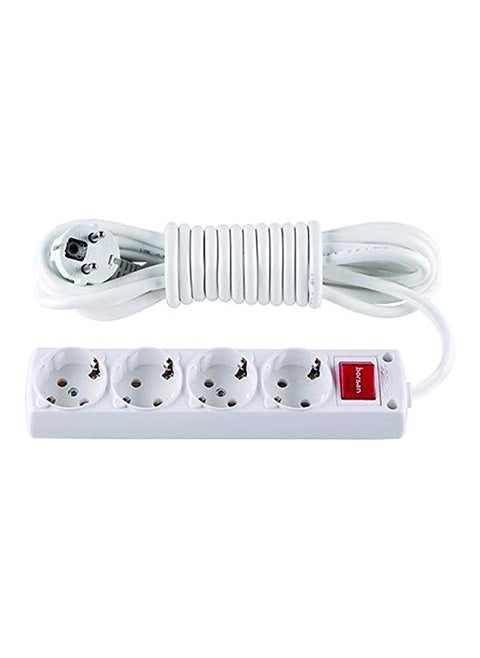 Borsan Turkish Power Strip 4 Outlet With Touch Switch (2M)