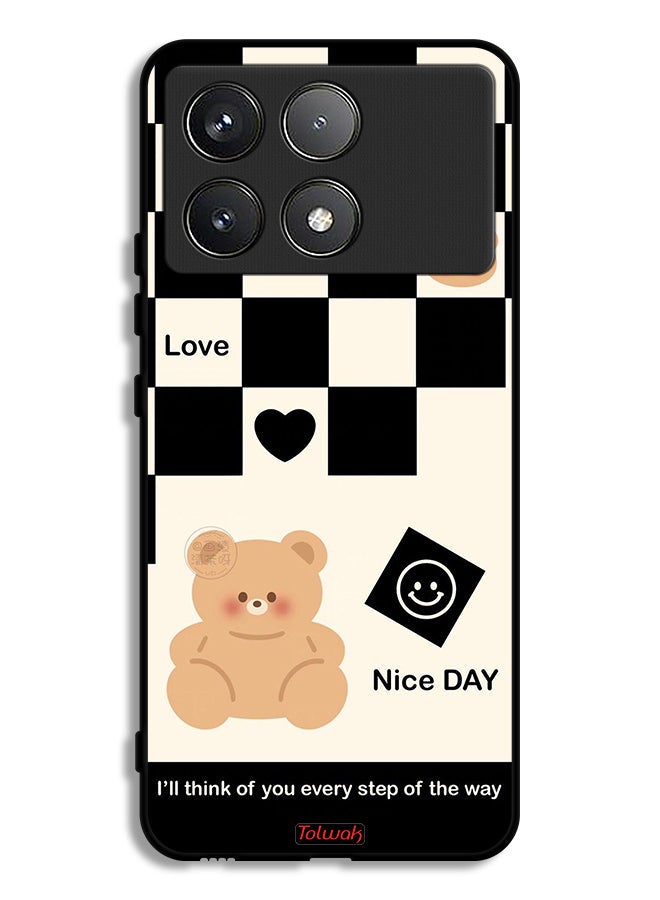 Tolwak Xiaomi Poco F6 Pro Protective Case Cover I Will Think Of You Every Step Of The Way - Image 1