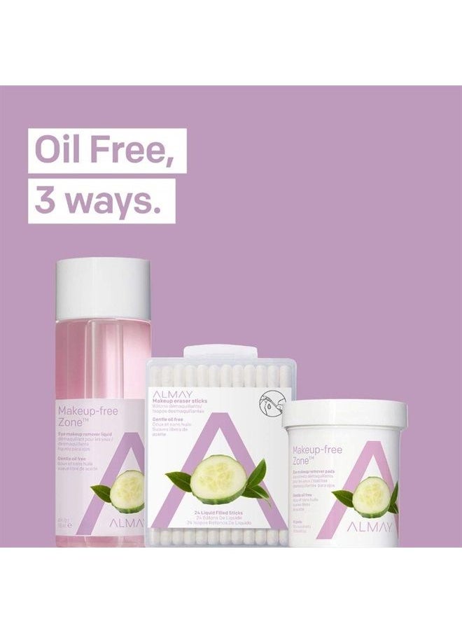 Almay Oil Free Eye Makeup Remover Pads, 80 Counts  - Image 5