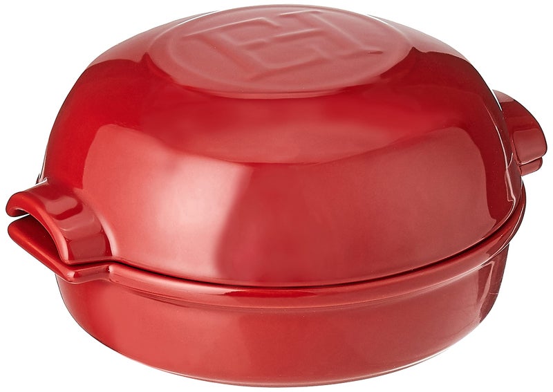 Emile Henry 0.6 Qt. Cheese Baker | Burgundy - Image 1