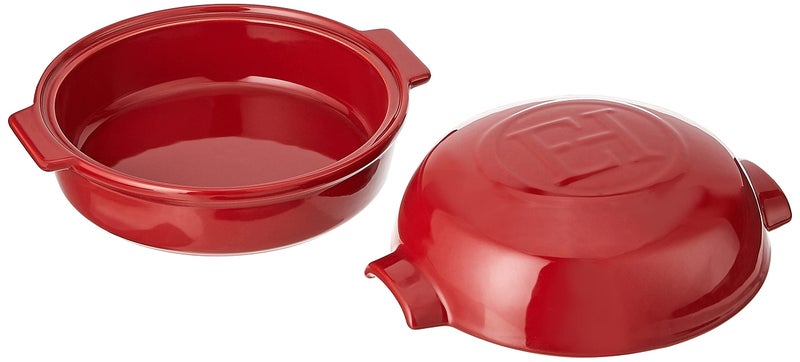 Emile Henry 0.6 Qt. Cheese Baker | Burgundy - Image 2