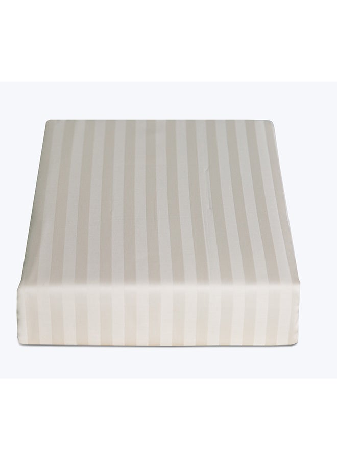 Cannon Cannon Quilt Cover Single 1Pc Stripe Ivory C  - Image 1