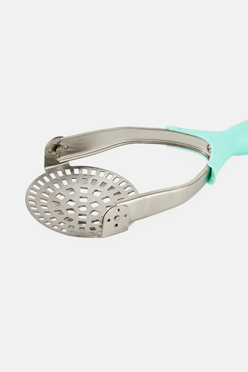 Phantom Chef Foldable Potato Masher, Turquoise - Image 3