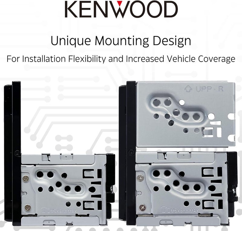 KENWOOD كينوود DMX5710S 6.8" جهاز استقبال وسائط متعددة رقمي بشاشة تعمل باللمس | بالإضافة إلى كاميرا كينوود CMOS-230LP الاحتياطية العالمية - Image 4