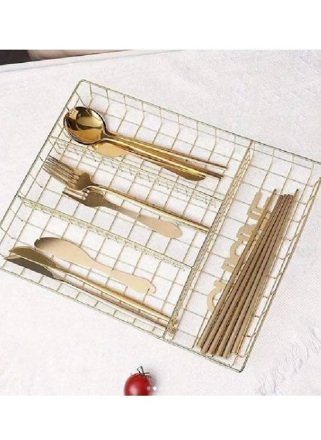 Kitchen Drawer Organizer, Stainless Steel Storage Container, Kitchen Utensil Holder Metal Storage Basket (Gold) - pzsku/Z5EE527BCF05A1024E3C5Z/45/_/1712318677/f080b913-b985-430b-8fdf-c4132738af70