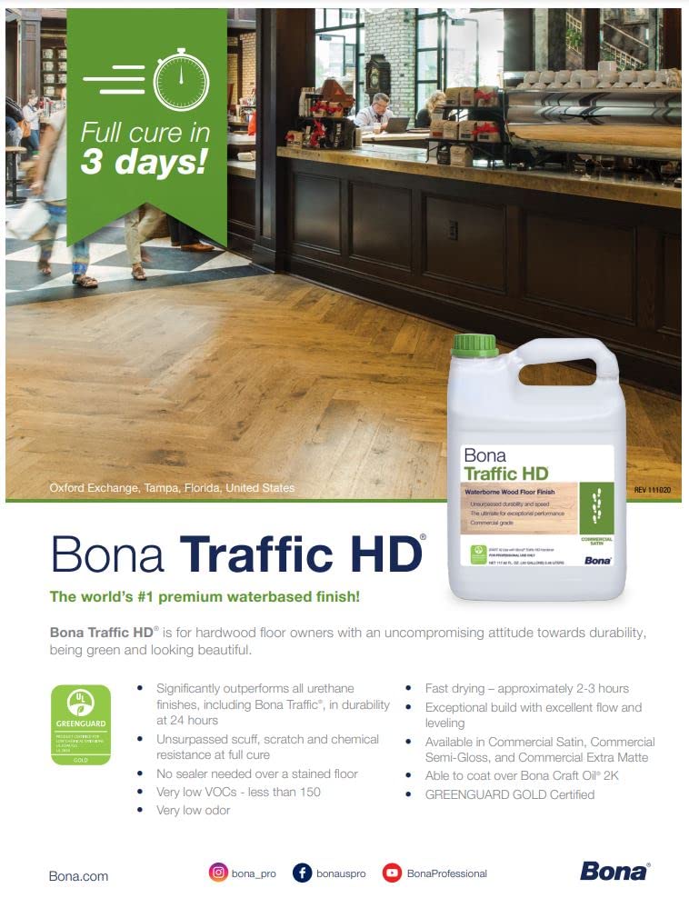 BonaKemi Bona Traffic HD Satin 128 Oz - Image 3