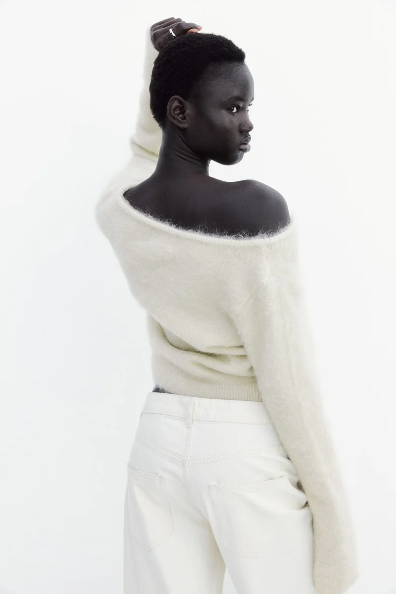 H&M Mohair-blend cardigan