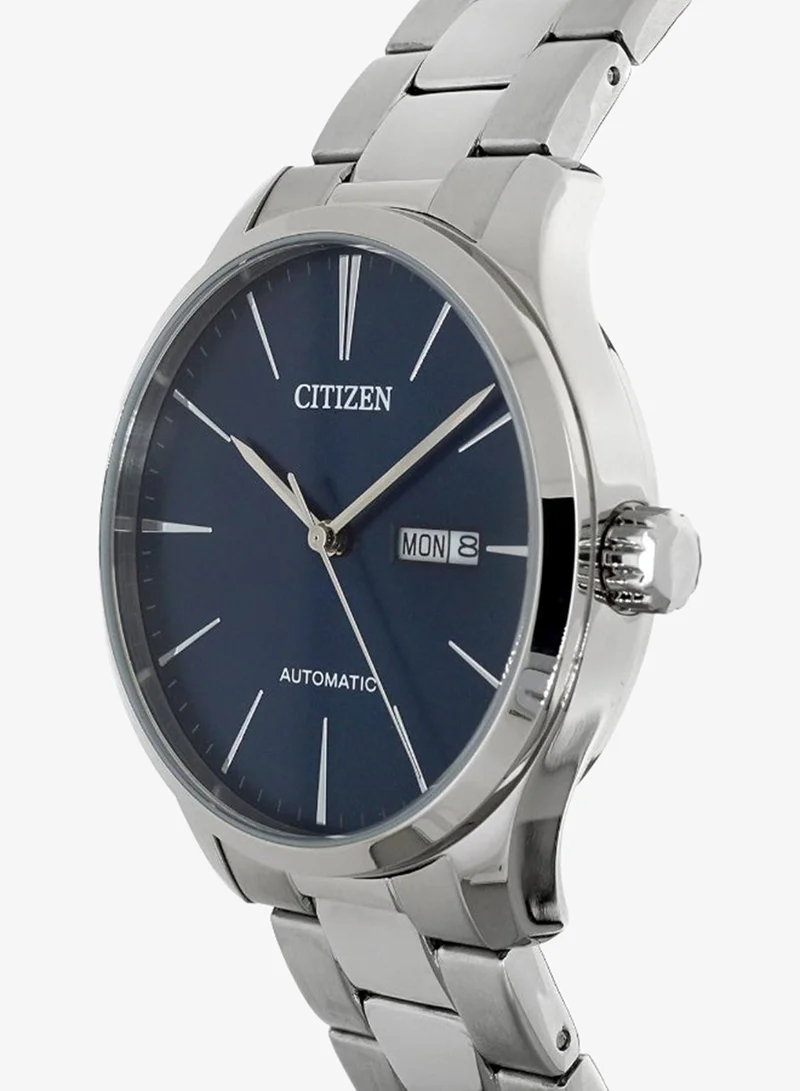 Citizen Men's Blue Dial Stainless Steel Band Watch - NH8350-83L