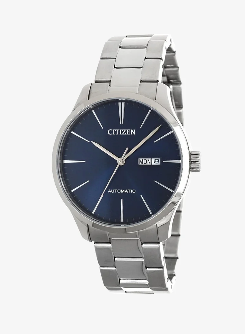 Citizen Men's Blue Dial Stainless Steel Band Watch - NH8350-83L