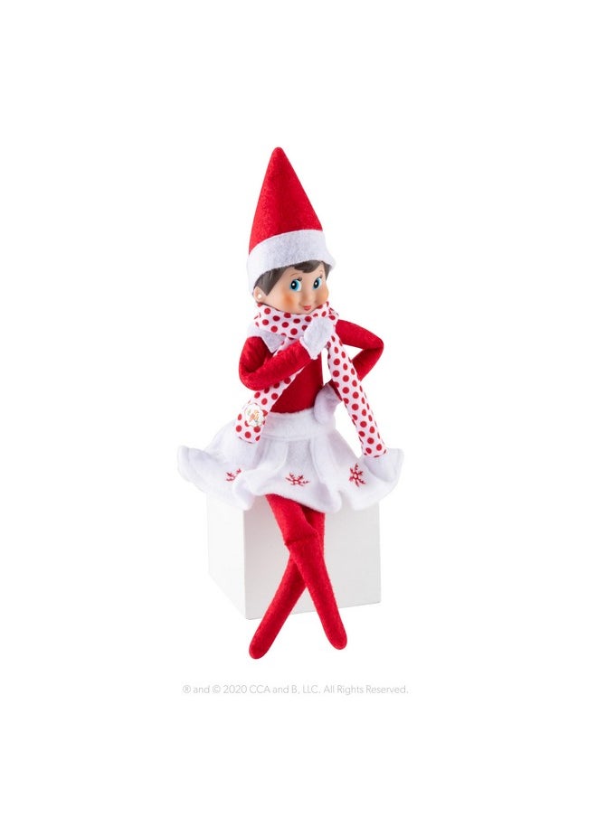 The Elf on the Shelf The Elf on the Shelf Claus Couture Collection Snowflake Skirt & Scarf- Scout Elf Not Included  - Image 5