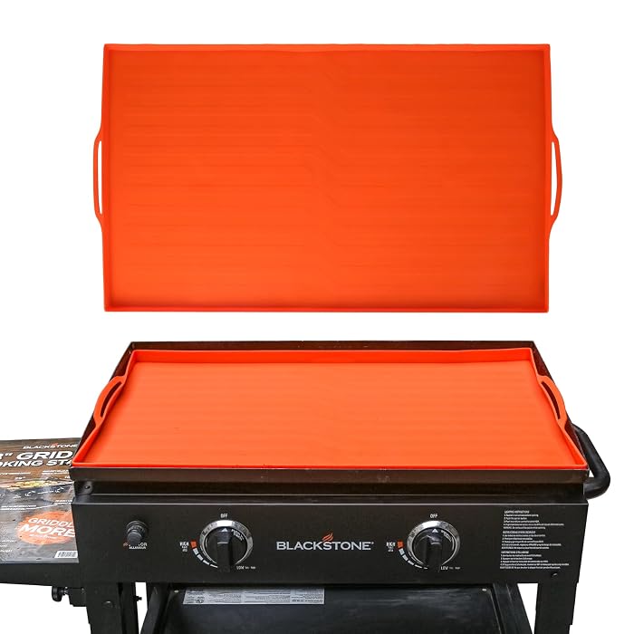 شاين ستار غطاء شواية مسطحة لشوايات Blackstone 22 بوصة و17 بوصة وRoyal Gourmet PD1301S / PD1202R وغيرها من الشوايات المسطحة، شديد التحمل ومقاوم للماء - Image 4
