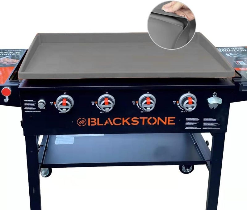 شاين ستار غطاء شواية مسطحة لشوايات Blackstone 22 بوصة و17 بوصة وRoyal Gourmet PD1301S / PD1202R وغيرها من الشوايات المسطحة، شديد التحمل ومقاوم للماء - Image 5
