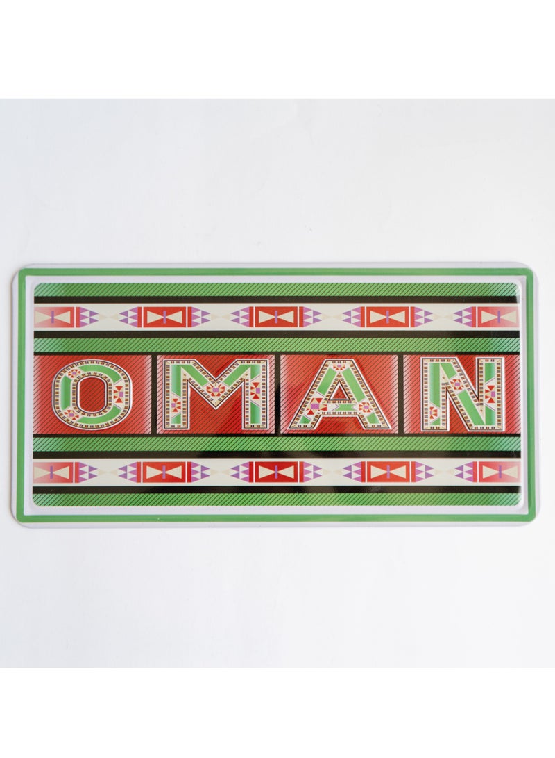 971MEDIA Oman Design Metal Sign For Home, Kitchen, Cafes, Walls - Image 1