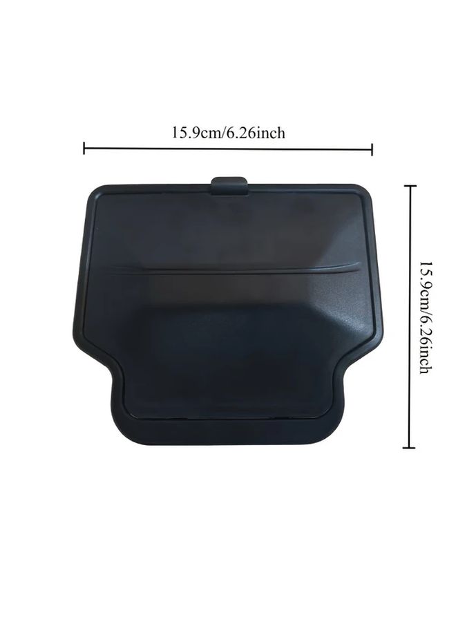 Black Center Console Hidden Storage Box Armrest Organizer For Model Y And Model 3 - Image 2