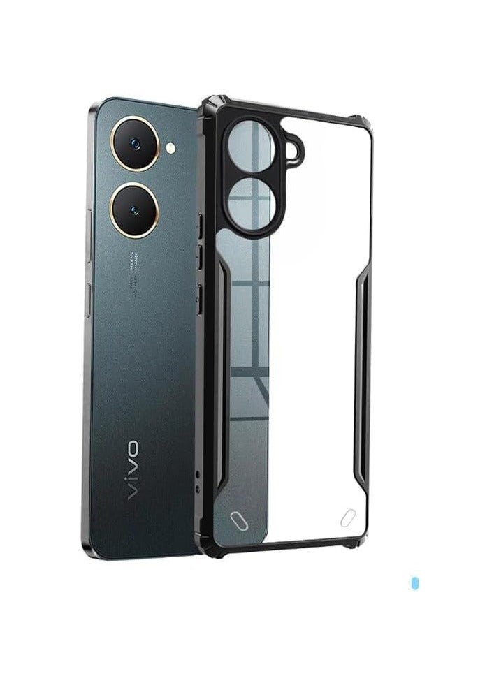 غطاء خلفي صلب من Vivo Y18/Y28s مع واقي TPU شفاف لحماية من السقوط لـ Vivo Y18 4G - Image 1