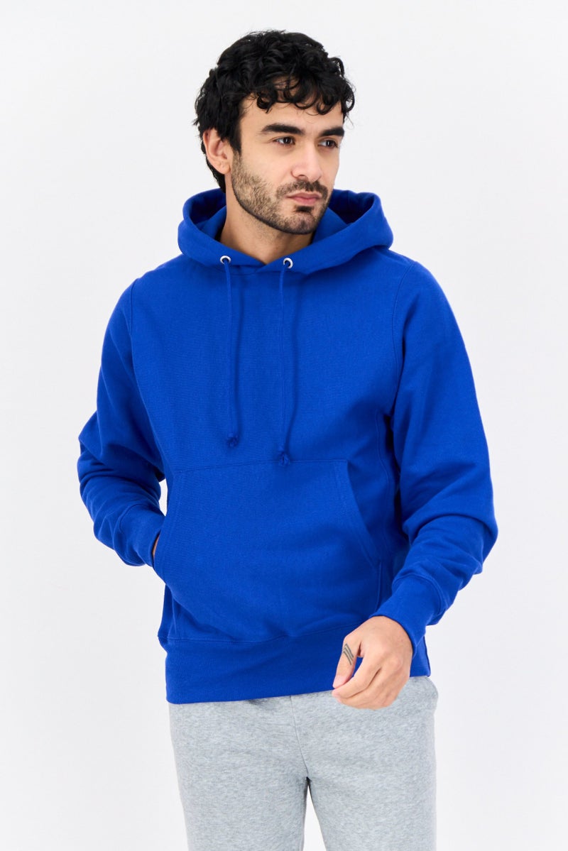 Champion Men Sportswear Fit Long Sleeve Outdoor Hoodies, Blue - Image 1
