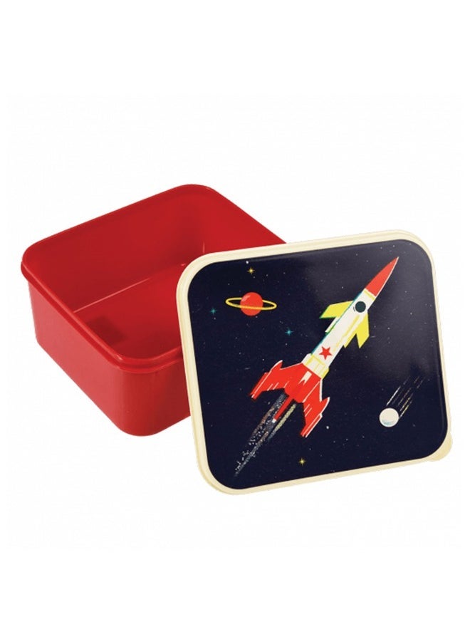 Rex London Space Age Lunch Box – Rocket-Themed Kids School Lunch Box – Lightweight, Durable, and Easy to Pack with Bold Space Design - Image 4