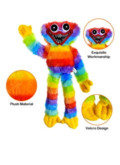MAGIC VAULT Huggy Wuggy Plush Huggy Wuggy Toy 40cm Rainbow Plushie Toy Smile Stuffed Dolls Gifts Birthday Present for Boys Girls Kids Adult Fans  - Image 3