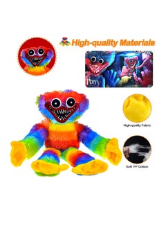 MAGIC VAULT Huggy Wuggy Plush Huggy Wuggy Toy 40cm Rainbow Plushie Toy Smile Stuffed Dolls Gifts Birthday Present for Boys Girls Kids Adult Fans  - Image 4