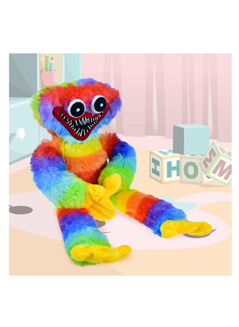 MAGIC VAULT - Huggy Wuggy Plush Huggy Wuggy Toy 40cm Rainbow Plushie Toy Smile Stuffed Dolls Gifts Birthday Present for Boys Girls Kids Adult Fans - Image 1