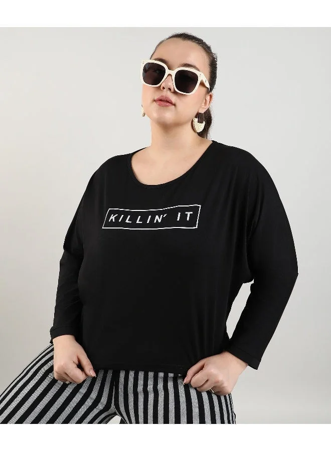 Women's Midnight Black Killin' It Top