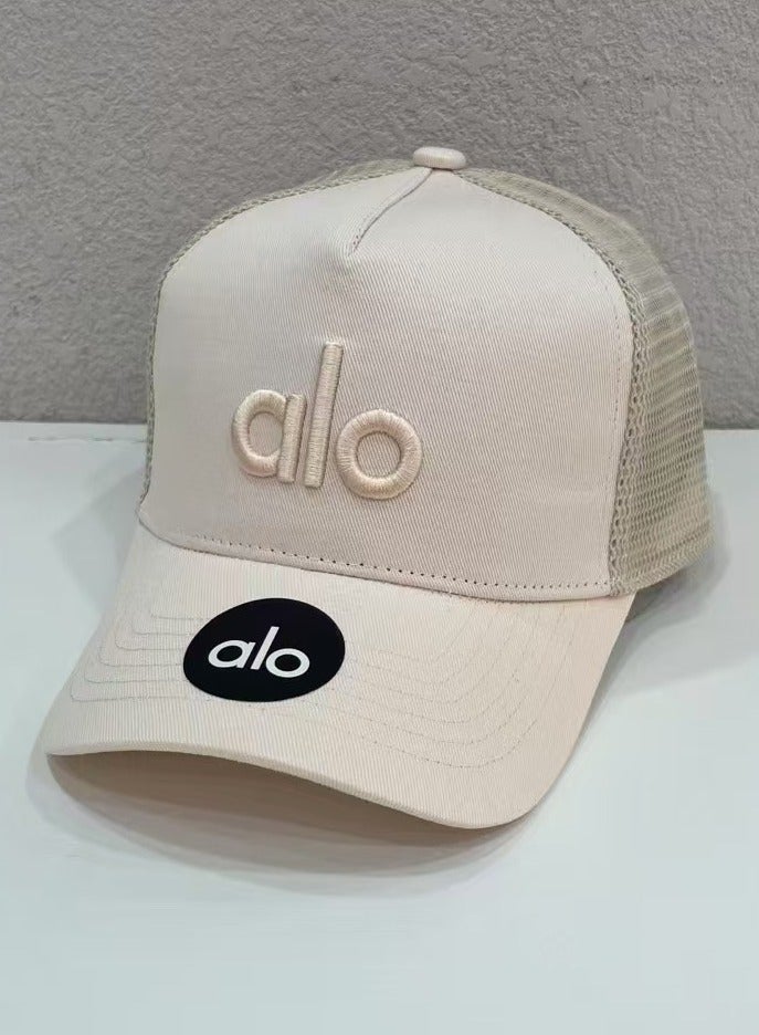alo Alo embroidered lettering mesh baseball cap