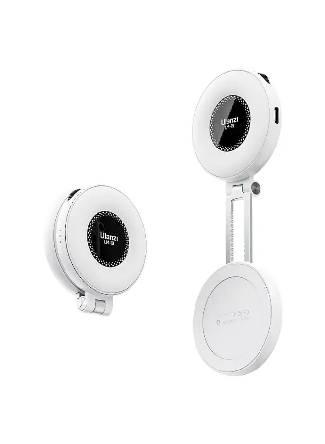 Ulanzi LM19 Magnetic Selfie Light - White - Image 1