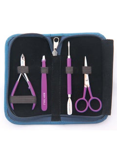 Body Toolz Neon Manicure Kit, Purple, 6 Oz