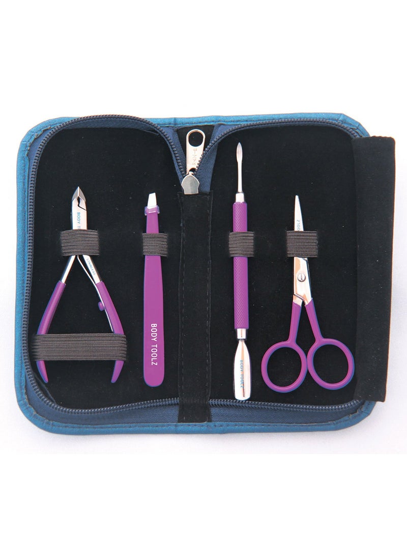 Body Toolz - Body Toolz Neon Manicure Kit, Purple, 6 Oz - Image 1