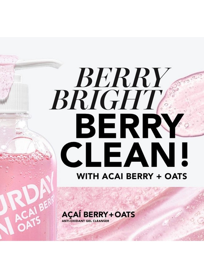 ساتارداي سكين جل منظف لطيف لترطيب البشرة، مزيل مكياج، غسول للوجه للبشرة الحساسة، مضاد للأكسدة، فيتامينات، مُفتح، مُنعم | منتجات العناية بالبشرة الكورية، CICA، شوفان توت الآساي - Image 4