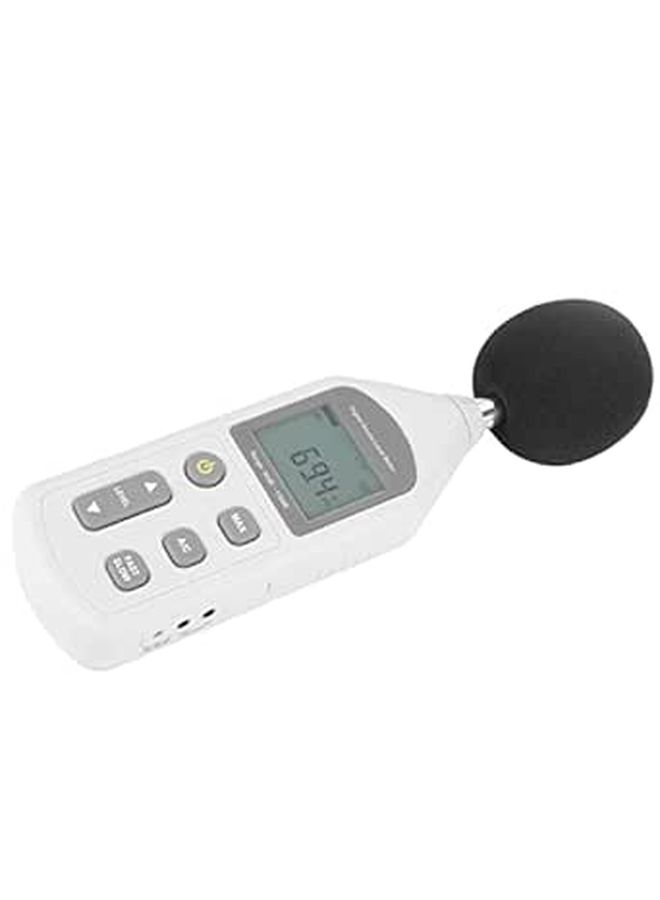 Digital Sound Level Meter With Sponge Ball 30 130dBA Range LCD Display Noise Analyzer - Image 1