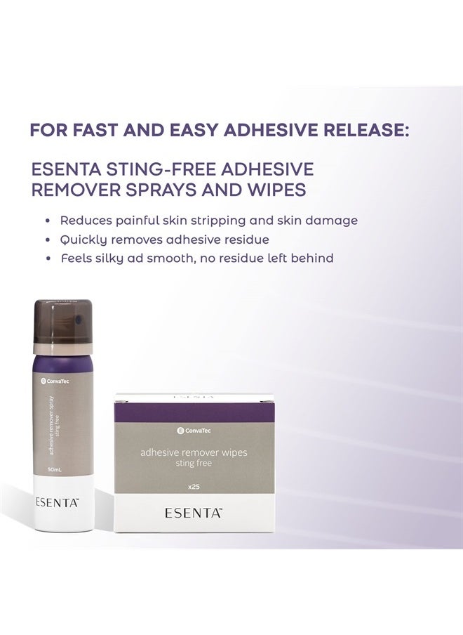 convatec ESENTA Adhesive Remover Spray for Around Stomas and Wounds, Sting Free, Alcohol Free, 50 mL Bottle (Pack of 1)  - Image 4