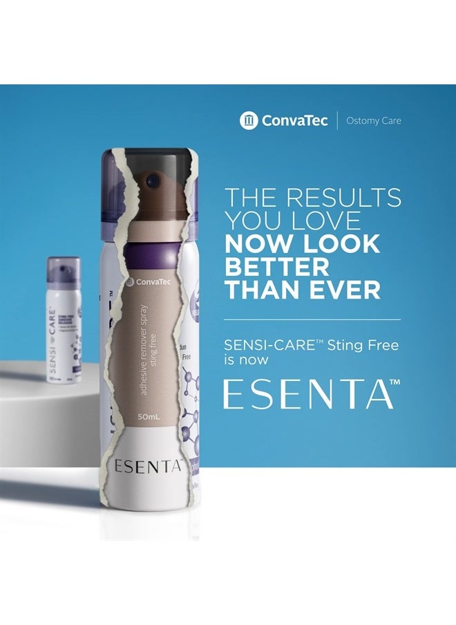 convatec ESENTA Adhesive Remover Spray for Around Stomas and Wounds, Sting Free, Alcohol Free, 50 mL Bottle (Pack of 1)  - Image 2