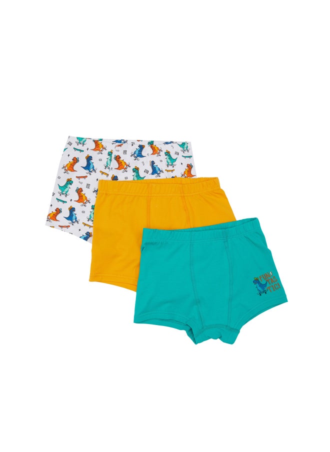 DeFacto - Boy Regular Fit Underwear Knitted Boxer - 3 Pack - Image 1