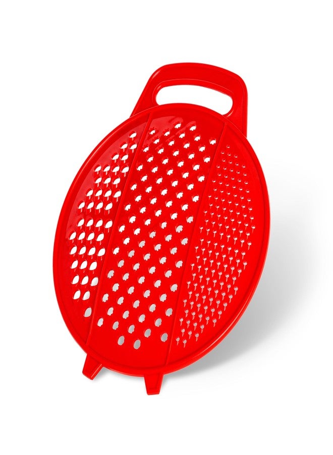 OFXDD Shredder Kitchen - Plastic Grater with Handle - Round Slicer for Fruits & Vegetables - Image 1