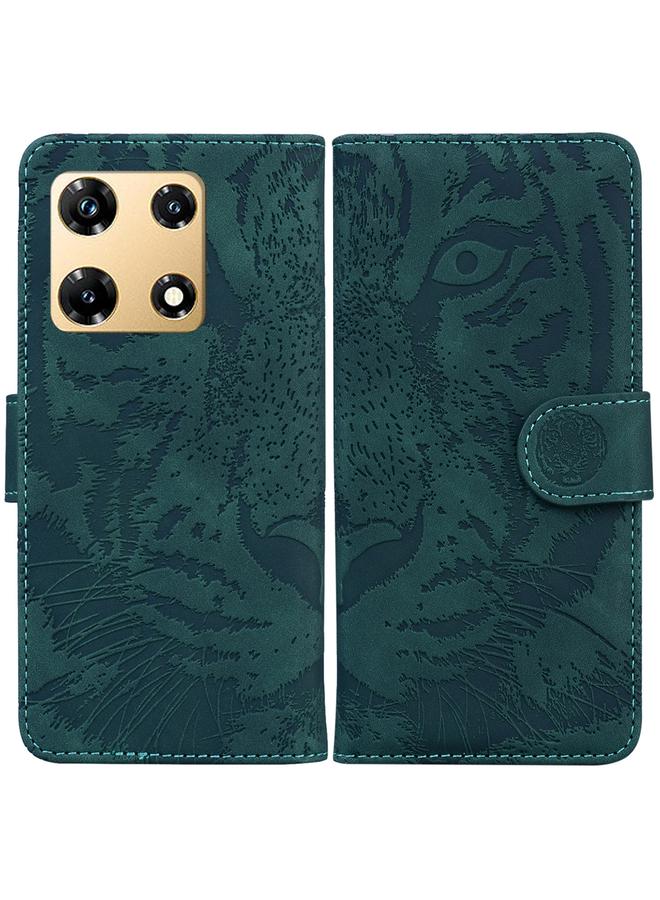 Zaboon Case For Infinix Note 30 Pro Tiger Embossing Pattern Flip Leather Phone Case - Image 1