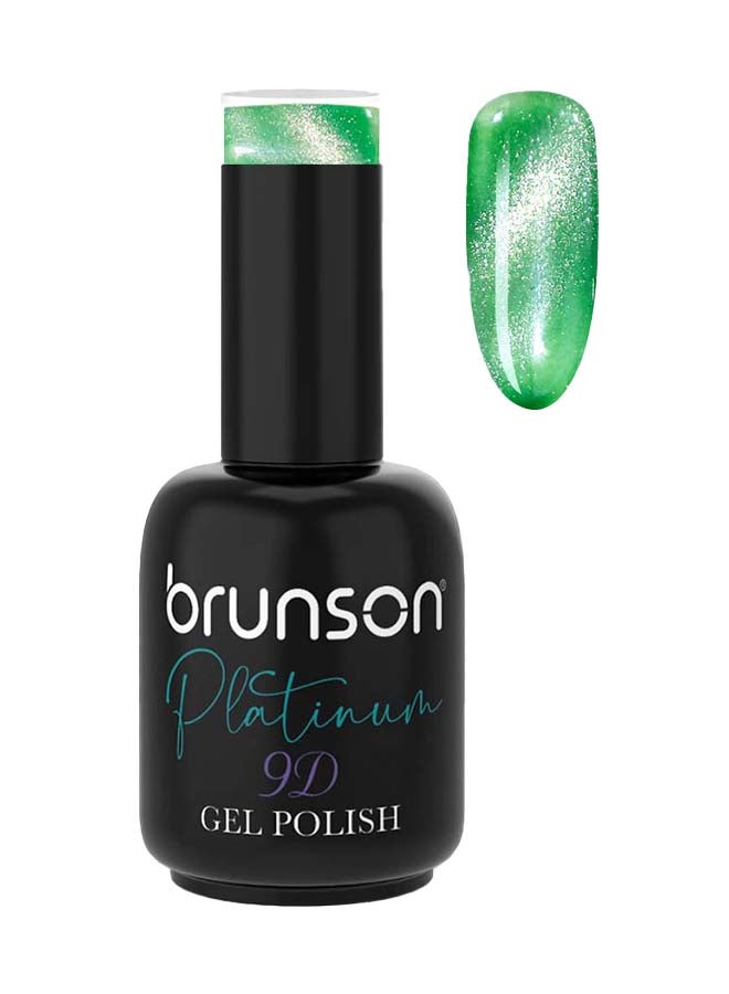 brunson Platinum Cat Eye Shiny Holographic 9D, Glitter Soak Off Gel Nail Polish BSM512 - Image 1