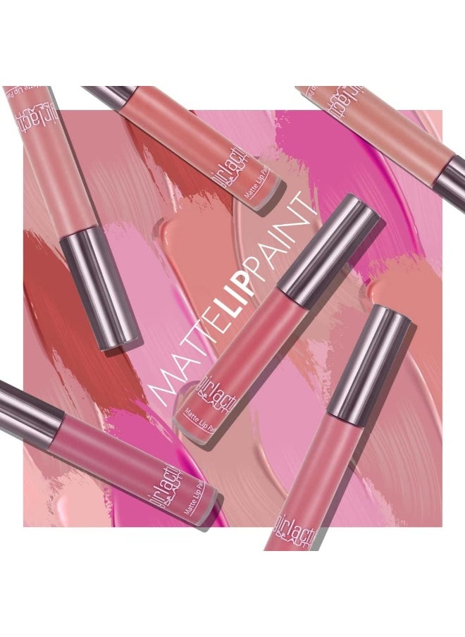 girlactik - Usa. Matte Lip Paint Liquid, Starlet. Matte Pink Lipstick. Longwear Lip Liquid Set. Richly Pigmented & Non-Drying Matte Lipstick. - Image 1