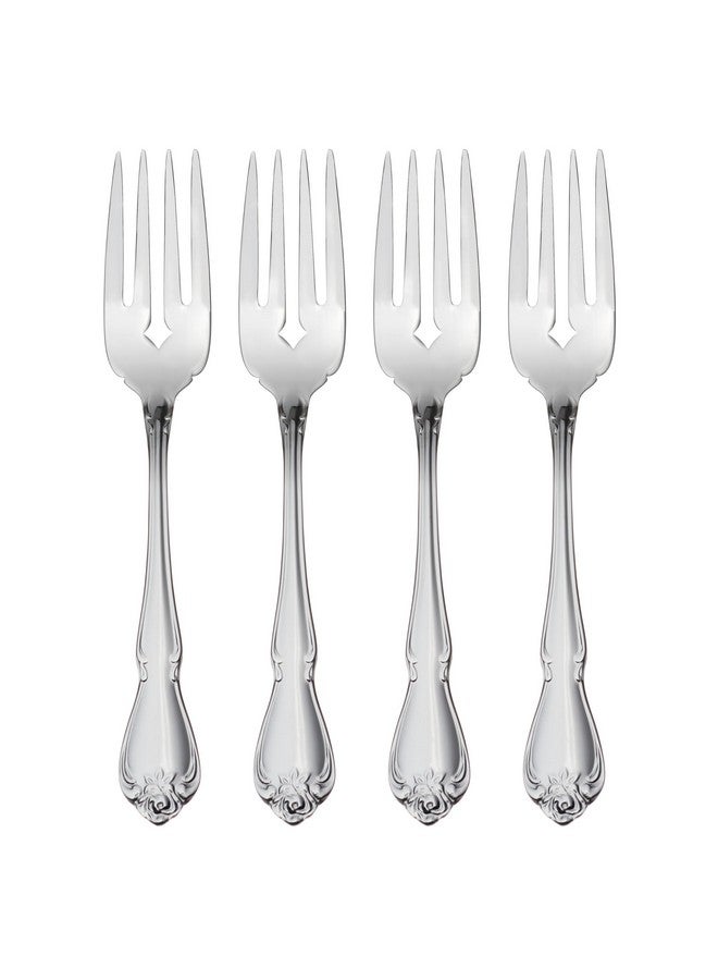 Oneida True Rose Everyday Flatware Salad Forks, Set of 4
