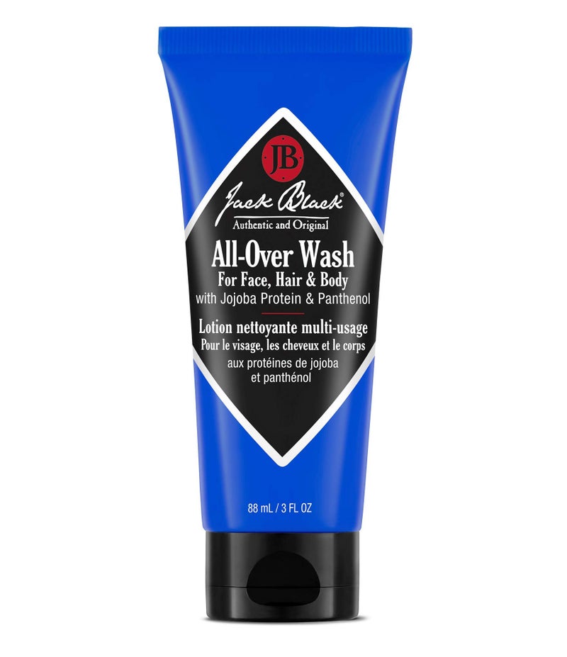 Jack Black All Over Wash Face, Body & Hair Cleanser, 3 Fl Oz â€“ Citrus, Mint & Oakmoss â€“ Mens Face Wash, Body Wash, Shampoo, Skin Care, Hair Care, Multi-Purpose Body Wash Men, Sulfateâ€“Free - Image 1