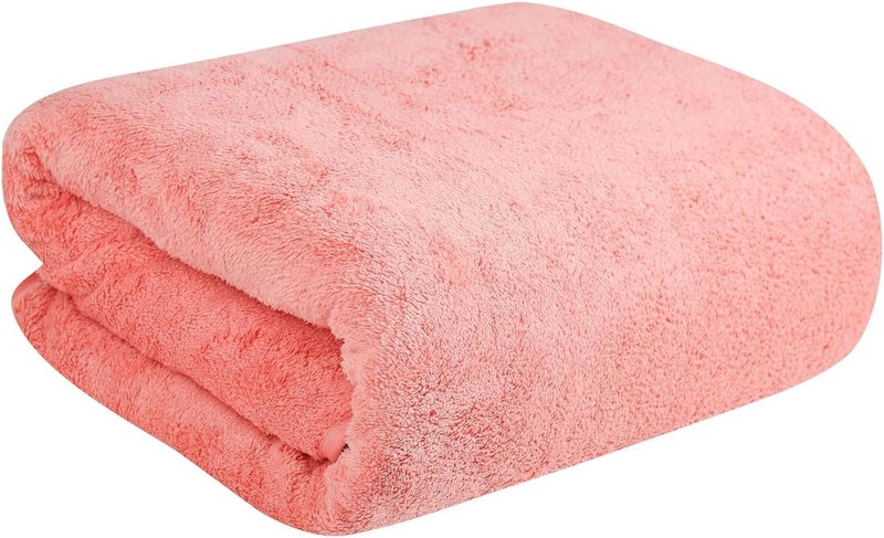 Fezora Microfiber Bath Towel for Men & Women – Large Size 70x140 cm, 400 GSM, Ultra Soft, Quick Dry, Lightweight & Super Absorbent Towel for Bathroom, Gym, Spa, Travel & Swimming (Orange) - Image 1