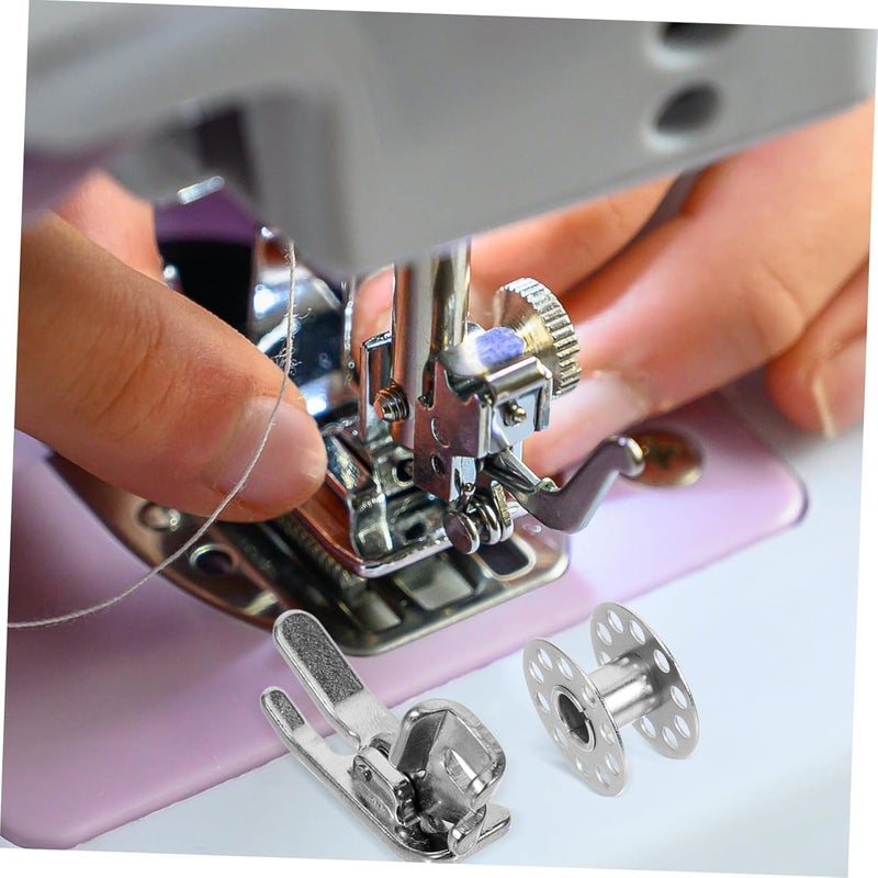 TEHAUX 5sets Replacement Bobbins Set for Sewing Machines Empty Spools and Bobbin Case Portable and Easy to Install Essential Sewing Supplies for Home and Industrial Use - Image 5