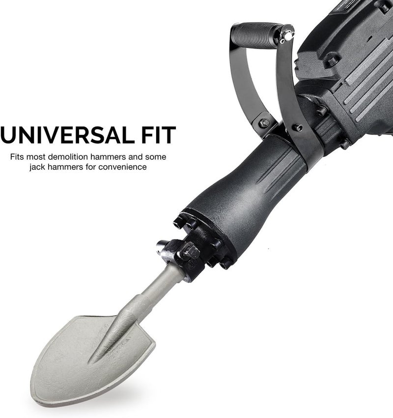 NEIKO 2627 Jack Hammer Bits, 1-1/8" Hex Shank Shovel Spade Chisel Bits for Demolition Hammers, 17.5" Long, Clay Spade Bit for Electric Jackhammer, Alloy Steel, Construction, Trenching, Landscaping - Image 4