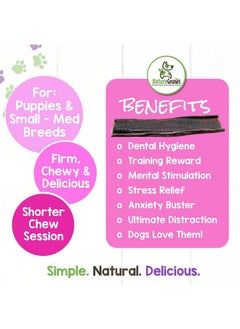 Beef Gullet Chews For Small Dogs 45" (20 Count)  Natural Beef Jerky Stick Dog Chew Treats  Rawhide Free - pzsku/Z5EE6D3BAD569065D86EDZ/45/_/1726218864/02020fb8-8e6c-4065-b3b6-e44d86901cb2