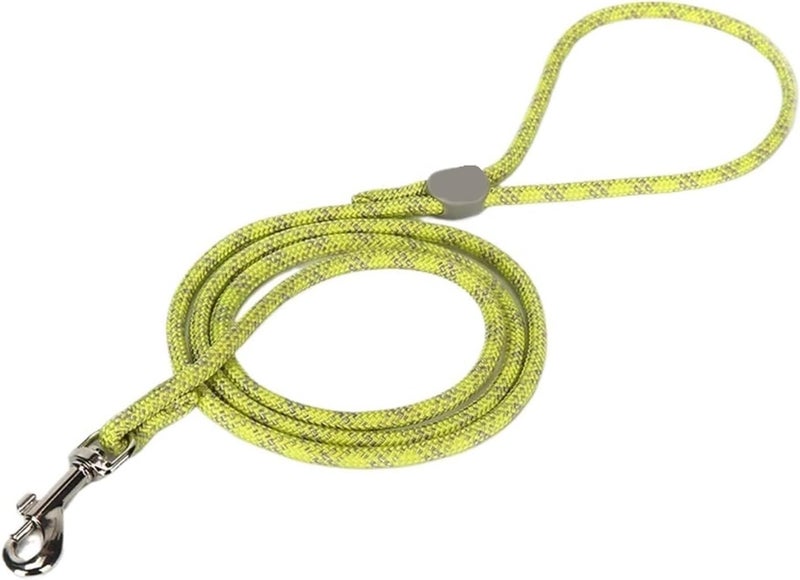 Reflective Dog Leash Walking Rope for Small Dogs Teddy Round Handle Harness Lake Blue Red Sapphire(Large,W) - Image 3