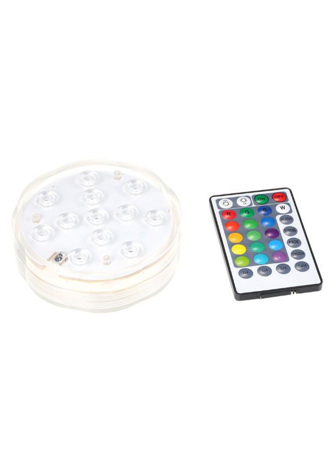 NIBEMINENT Aquarium Diving LED Light With Remote Control Multicolour