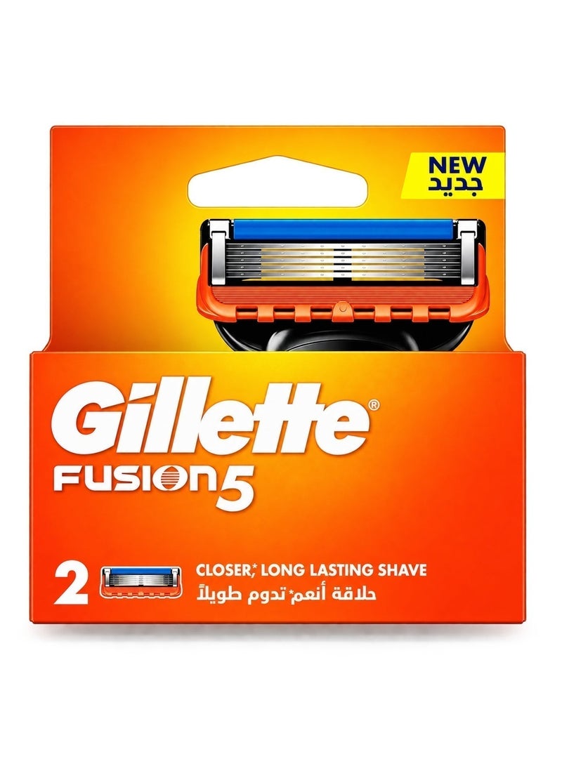 Gillette Fusion5 Razor Blade Refills, 2 Count - Image 1