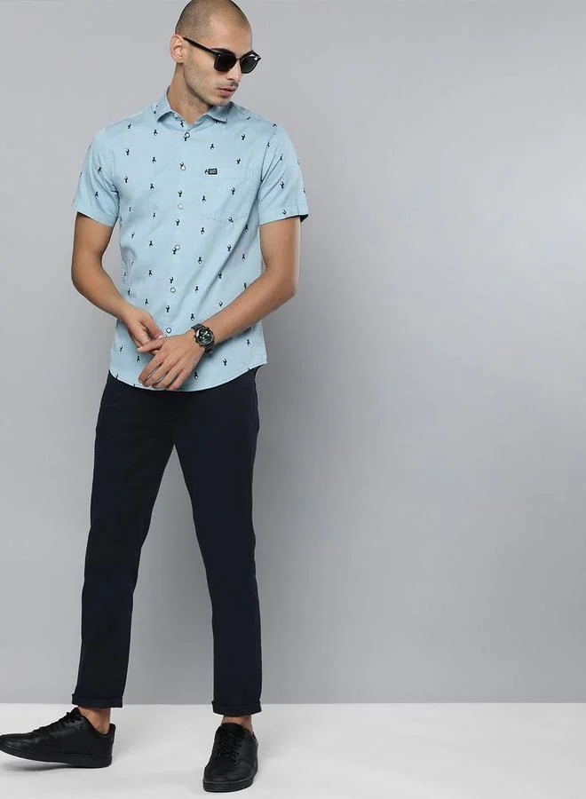 The Indian Garage Co  Men Slim Fit Solid Chinos for Men | Best Price UAE