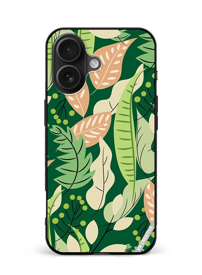 VR CREATIVE Protective Case Cover For Apple iPhone 16 Flower Design Multicolour